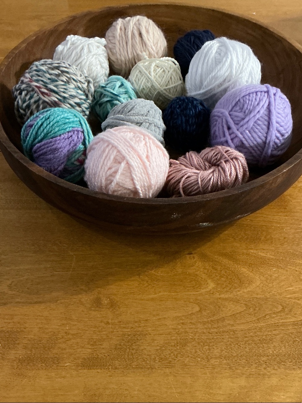 Pastel and Multi-Color Yarn Balls